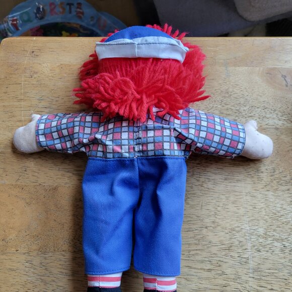 Vintage/Classic Raggedy Andy Small Plush Toy Doll GUC SEE PICTURES - Picture 6 of 7